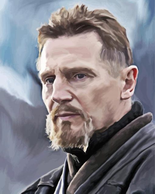 Liam Neeson Actor Art Paint By Numbers
