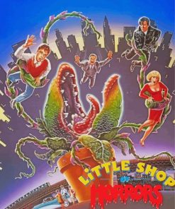 Little Shop Of Horrors Poster Paint By Numbers