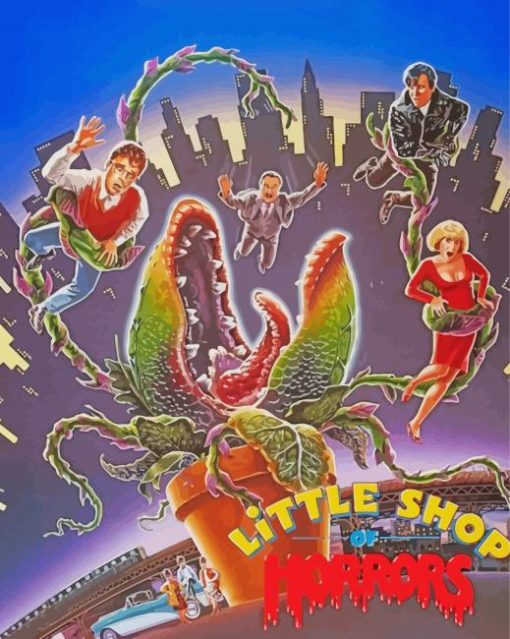 Little Shop Of Horrors Poster Paint By Numbers