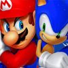Mario And Sonic Video Game Paint By Numbers