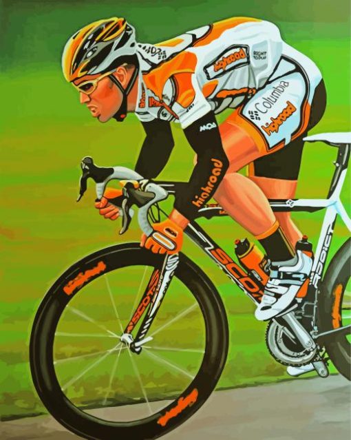 Mark Cavendish Art Paint By Numbers