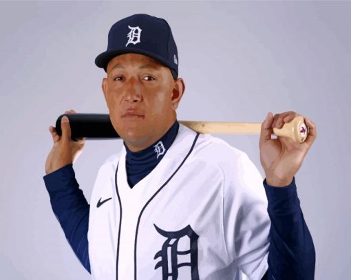 Miguel Cabrera Baseman Paint By Number