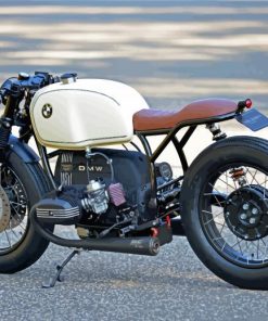 Motorcycle Cafe Racer Paint By Numbers