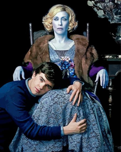 Norman Bates And Norma Louis Bates Mortel Paint By Numbers