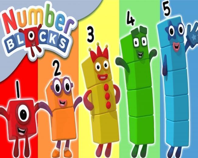 Numberblocks Cartoon Poster Paint By Numbers - My Paint By Numbers