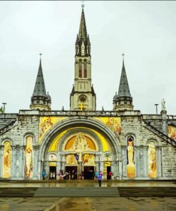 Our Lady Of Lourdes Basilica Paint By Number