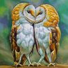 Owls In Love Art Paint By Numbers