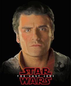 Poe Dameron Star Wars Poster Paint By Numbers