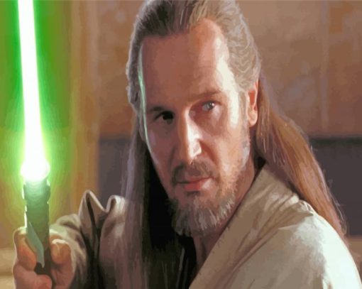 Qui Gon Jinn Paint By Number