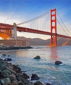San Francisco Bridge Paint By Numbers
