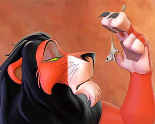 Scar With Mouse Paint By Numbers