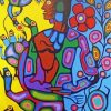 Shaman And Turtle By Norval Morrisseau Paint By Numbers