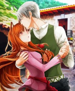 Spice And Wolf Holo and Kraft Lawrence Paint By Numbers
