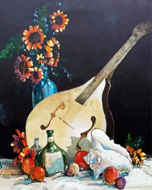 Still Life With Mandolin Paint By Number