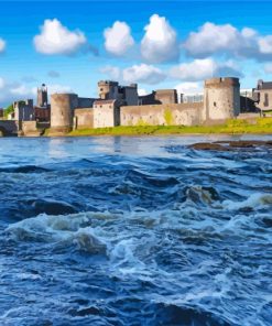 The King Johns Castle Limerick Paint By Numbers