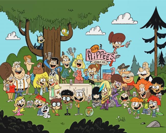 The Loud House Paint By Numbers - My Paint By Numbers