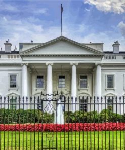 The White House Presidents Park Paint By Numbers
