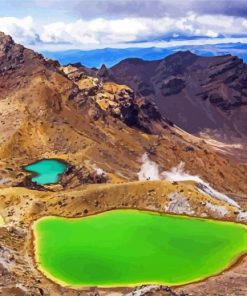 Tongariro National Park New Zealand Paint By Number