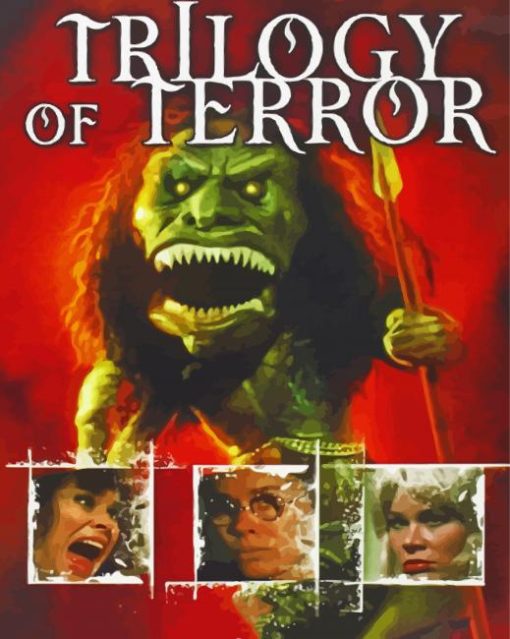 Trilogy Of Terror Movie Poster Paint By Numbers