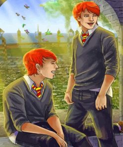 Weasley Twins Art Paint By Numbers