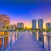 West Palm Beach City In Florida Paint By Numbers
