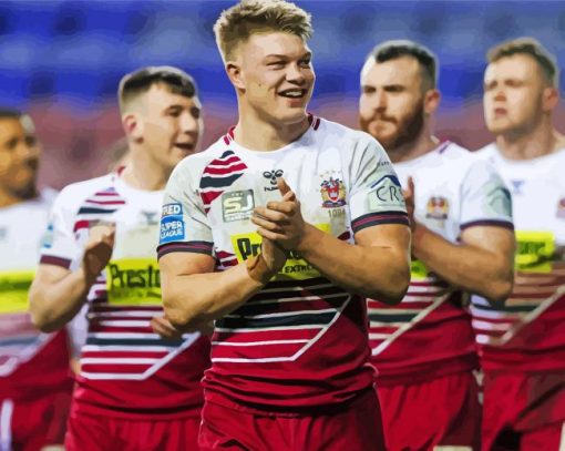Wigan Warriors Rugby League Players Paint By Numbers