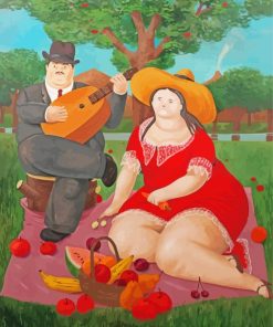 Woman And Man Playing Guitar Paint By Numbers