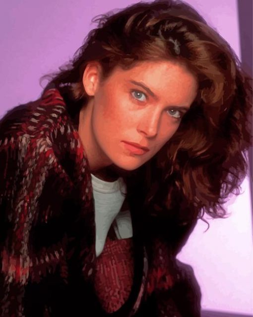 Young Lara Flynn Boyle Paint By Numbers
