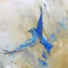 Abstract Blue Bird Paint By Numbers
