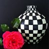 Aesthetic Checkered Vase Paint By Numbers