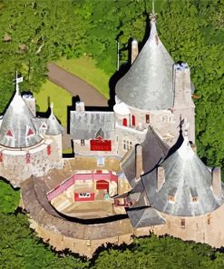 Castell Coch Landscape Paint By Numbers