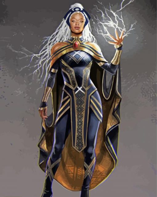 Cool Storm Marvel Paint By Numbers