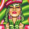 Gorgeous Watermelon Girl Paint By Numbers