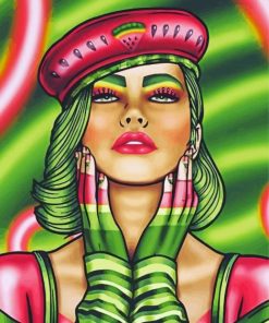 Gorgeous Watermelon Girl Paint By Numbers