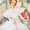 Lady In White Gerda Wegener Paint By Numbers