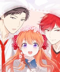 Monthly Girls Nozaki kun Anime Characters Paint By Numbers