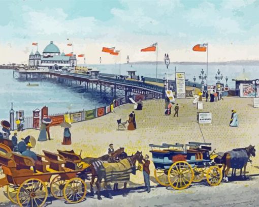 Morecambe Postcard Paint By Numbers