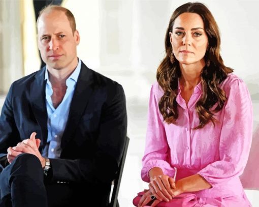 Prince William And Kate Paint By Numbers