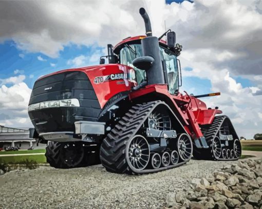 Red Case IH Paint By Numbers