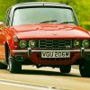 Red Classic Rover Car Paint By Numbers