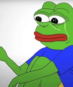 Sad Pepe Frog Paint By Number