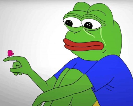 Sad Pepe Frog Paint By Number