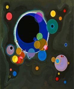 Several Circles By Vassily Kandinsky Paint By Numbers