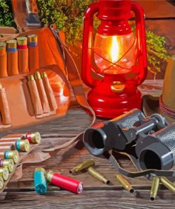 Summer Hunting Equipment Paint By Numbers