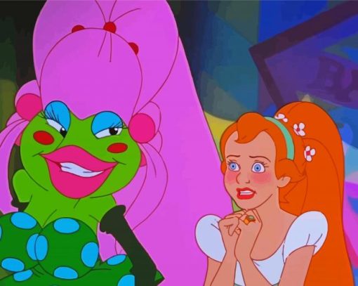 Thumbelina And Mrs Toad Paint By Numbers