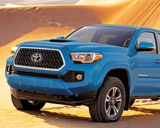 Toyota Tacoma Desert Truck Paint By Numbers