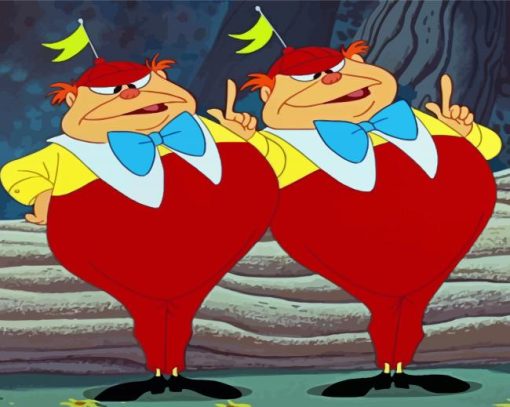 Tweedle Dee And Deedle Dum Paint By Number