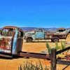 Vintage Rusty Trucks Paint By Number