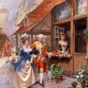 Vintage Victorian Flower Shop Paint By Numbers