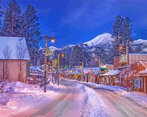 Winter Ruidoso Paint By Numbers